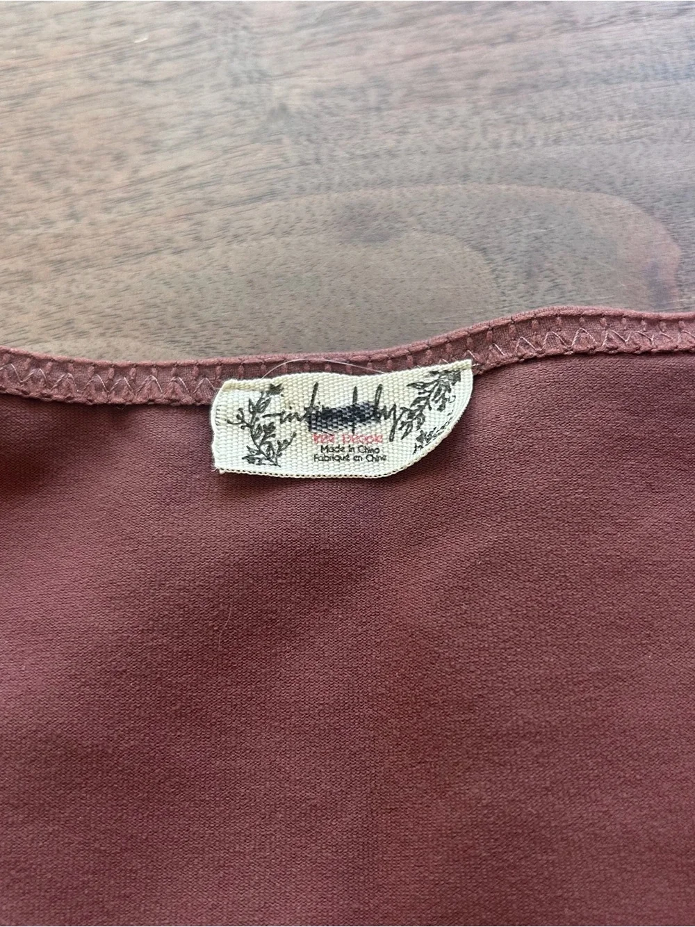 Free people Va Va Voom Java brown bodysuit L? Snap closure NWOT